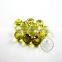 14-14.5mm Round Faceted Cut Natural Lemon Quartz Semi Precious Loose Stone Gemstone Diy Ring,earrings Cabochon 4110103