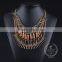 high quality vintage rhinestone chunky statement necklace tin alloy fashion women pendant necklace 6390085