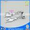 Q-2515 zipper ykk custom metal zipper puller nickel color design