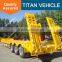 100 T heavy duty machine transportation trailer transport engine semi trailer low bed trailer