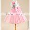girls elegant flowers sequined bow celebrity princess dress child wedding vestidos kids party clothing dance performance costume