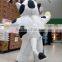 Hola white and black inflatable cow costume/dancing cow costume