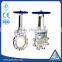 flange type or lug type knife gate valve with hand wheel