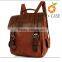 factory wholesale High quality leather briefcase men backpack