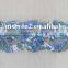 2016 100% polyester elastic lace trim flower pattern in colorful for clothing