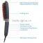 second generation 2 IN 1 anion LCD hair straightener Comb hair brush straightener