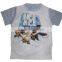 Carton graphic sublimation printed T shirts