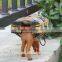 christmas decor animal yard decoration small leather camel figurine