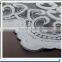 Laser Embroidery Flower Design Fabric For curtains