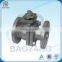 Custom green sand casting flanged check valve , valve body