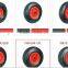 Top quality 410/350-4 plastic centred pneumatic wheels