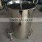 Golden Supplier 304/316L Stainless steel bucket with wheels