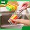 kitchen person shape plastic stand sponge long handle hanging water cup bottle clean cleaning brush