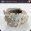 Wholesale ceramic gray conch candleholders