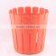 Plastic Wood Line Basket Trash Can Dustbin Trash Bin