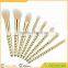 8 PCS Makeup Cosmetic Brush Kit Foundation Eyebrow Powder Blush Outline Nasal Blending Brush Set Gold