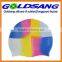 Customized Multicolor Printed Silicone Swimming Cap for Adults