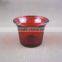 50ml red glass candle jar candle holder jar