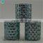 crackle glass votive candle holders