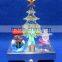 2015 christmas double snowman stocking holder with led