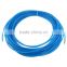 corrosion resistance food pe duct 3/8"(9.53mm*6.99mm) blue coiled hose used for water purifier for collapsible water hose