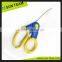 Colorful pp+tpr handle fancy style student scissors