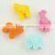 47047 4pcs Impressions animal horse elephant dear Fondant Mould Silicone Fondant Tools