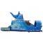 inflatable cetacean slide commercial use large wet and dry inflatable water pool slide for sale
