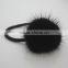 Myfur Luxury Baby Pink Real Mink Fur Hair Band Accessory For Kids Girls