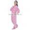 Cheap heart printed fleece onesie,pajamas
