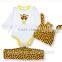 Anti-shrink promotion peruvian animal printed wholesale price baby boy Baby long-sleeve romper set