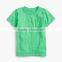 Wholesale comfortable custom design baby clothes 2017 Boys' slub pocket T-shirt new style plain children clothing