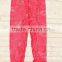 New fashion kids summer long cute baby girls capris lace pants baby girl ruffle Pants boutique ruffle pants for infants
