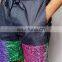 sublimation OEM service 3 pockets tshirt,custom made cool style,beach style american shorts