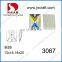 DZ-3067 rectangle shape crystal ab color sew on stones flatback for clothes