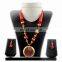 Indian Costume Jewellery -Pearl Necklace Set-