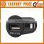High Quality Dual Port Usb Mini Car Charger For Smart Phone And Tablet