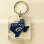 plastic key chain/key tag