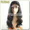 100% human hair top wig body wave full thin skin cap human hair lace wigs