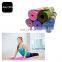 Customized logo Eco-friendly Double Color TPE Yoga Mat