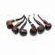 250mm length Colorful wooden resin medium tobacco pipe with Multi-shape head for smoking