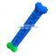 Durable silica gel dog bite/chew bone toy for teeth grinding/ cleaning