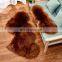 luxury and soft faux fur red carpet rug clouded shaped carpet printed carpet