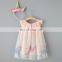 2020 Wholesale Girls Dress Print Cartoon Unicorn Baby Girls Dresses