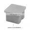 Factory Price  stainless handrail End Cap Block for Square Pipe 1.5mm