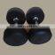 Professional Fitness Black Rubber Coated Fitness Dumbbell for Gym AM02