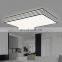 Black and white striped square ceiling lamp acrylic living room lamp