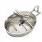 Sanitary Stainless Steel Pressure Elliptical Manhole Cover for Beer Equipment