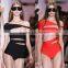 New Arrival HL Women's Summer Sey One Piece Bandage Swimsuit 2015 Athing Suit Ladies Swimwear