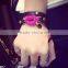 leather bangles Lipstick Bracelet pulsera Kiss Beso pulsera de buena calidad y con buen precio